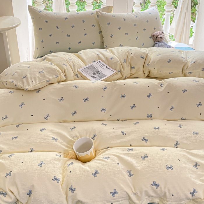 91家纺网 家纺一手货源 找家纺 韩巢家纺 2025热销新款云感双层纱单件被套-（提供卖家秀） 兰相思