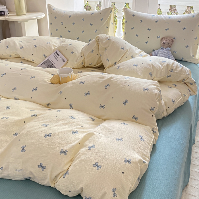 91家纺网 家纺一手货源 找家纺 韩巢家纺 2025热销新款云感双层纱单件被套-（提供卖家秀） 兰相思