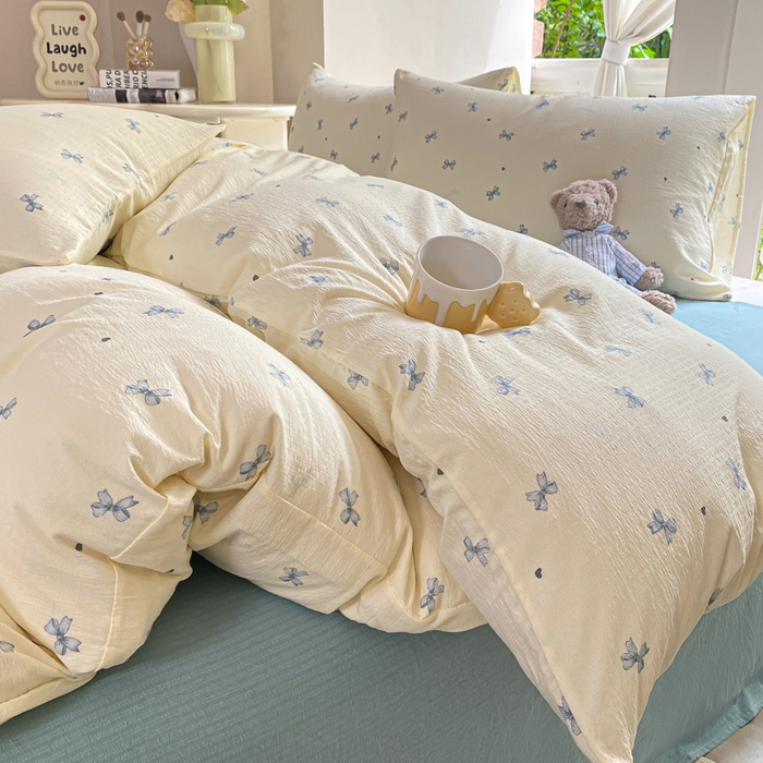 91家纺网 家纺一手货源 找家纺 韩巢家纺 2025热销新款云感双层纱单件被套-（提供卖家秀） 兰相思