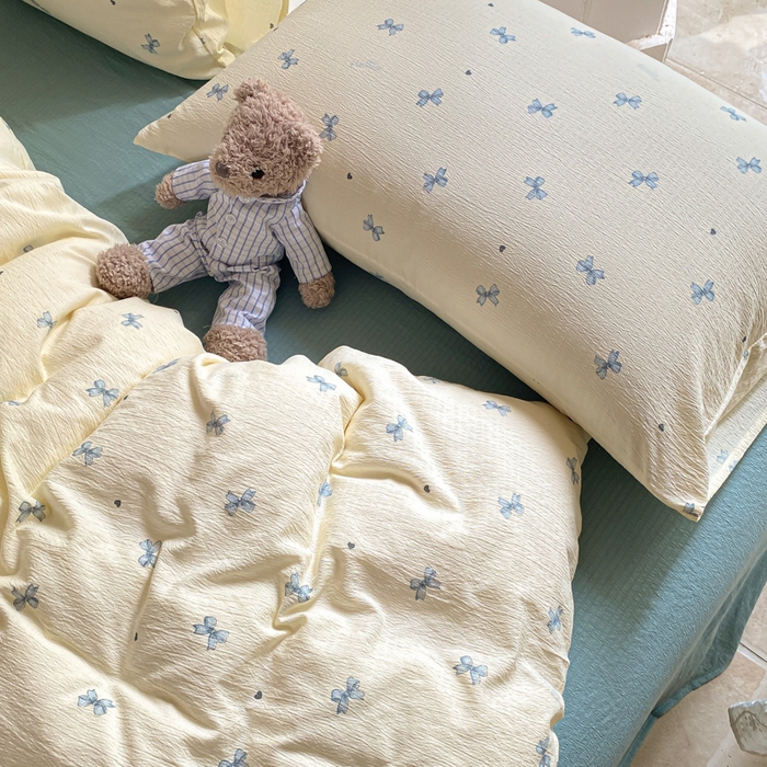 91家纺网 家纺一手货源 找家纺 韩巢家纺 2025热销新款云感双层纱单件被套-（提供卖家秀） 兰相思