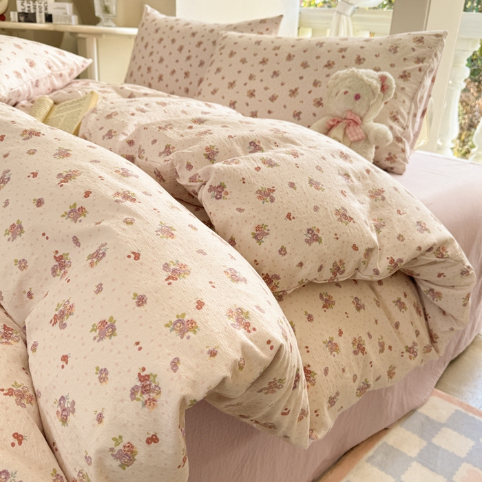 韩巢家纺 2025热销新款云感双层纱单件被套-（提供卖家秀） 落日暮年