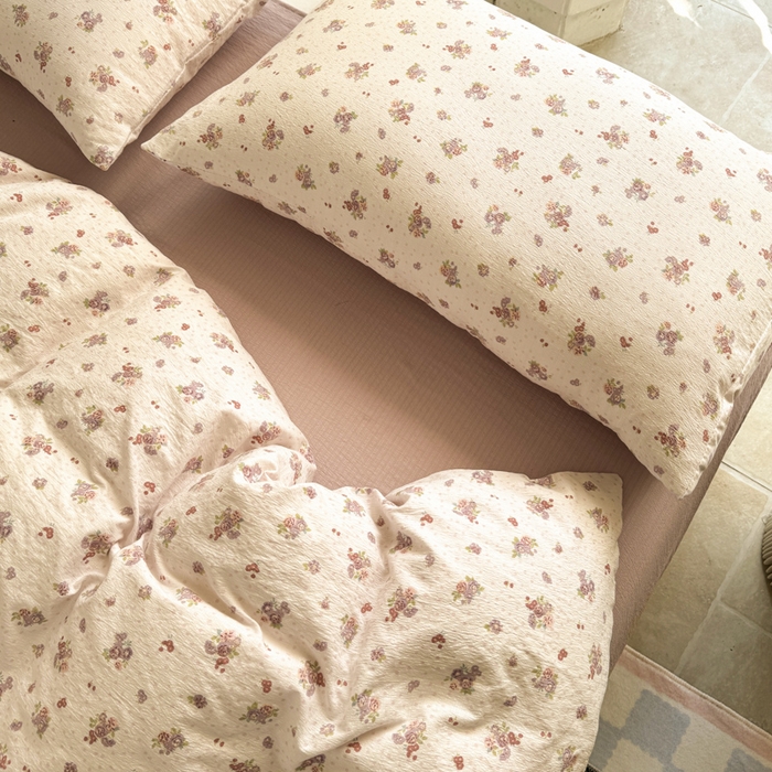 91家纺网 家纺一手货源 找家纺 韩巢家纺 2025热销新款云感双层纱单件被套-（提供卖家秀） 落日暮年