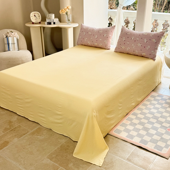 91家纺网 家纺一手货源 找家纺 韩巢家纺 2025热销新款云感双层纱单件被套-（提供卖家秀） 猫猫晚宴