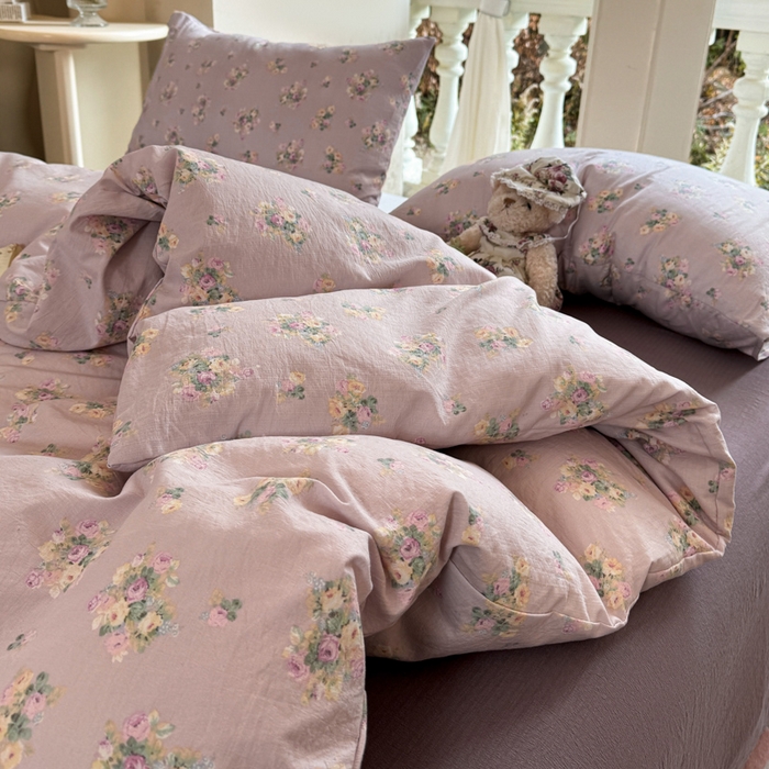 91家纺网 家纺一手货源 找家纺 韩巢家纺 2025热销新款云感双层纱单件被套-（提供卖家秀） 奶油味的暗恋