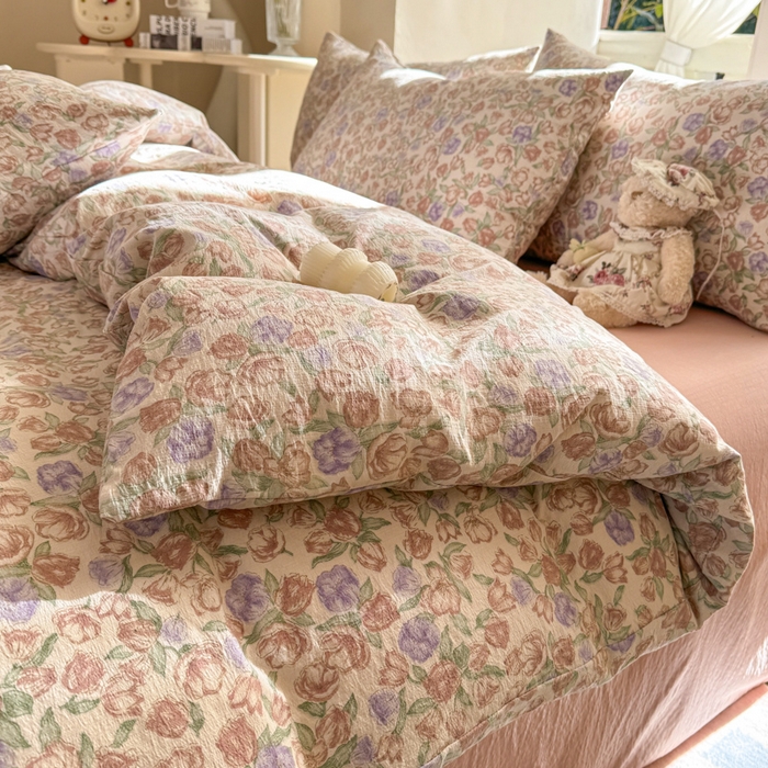 91家纺网 家纺一手货源 找家纺 韩巢家纺 2025热销新款云感双层纱单件被套-（提供卖家秀） 偏偏宠爱