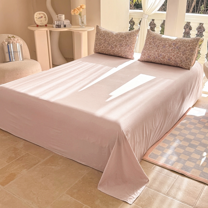 91家纺网 家纺一手货源 找家纺 韩巢家纺 2025热销新款云感双层纱单件被套-（提供卖家秀） 偏偏宠爱