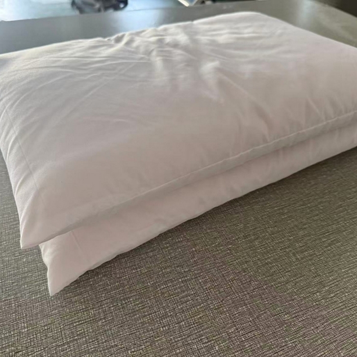91家纺网 家纺一手货源 找家纺 棉造家居2025新款新疆长绒棉枕芯幼儿园学生枕头 白色48*74