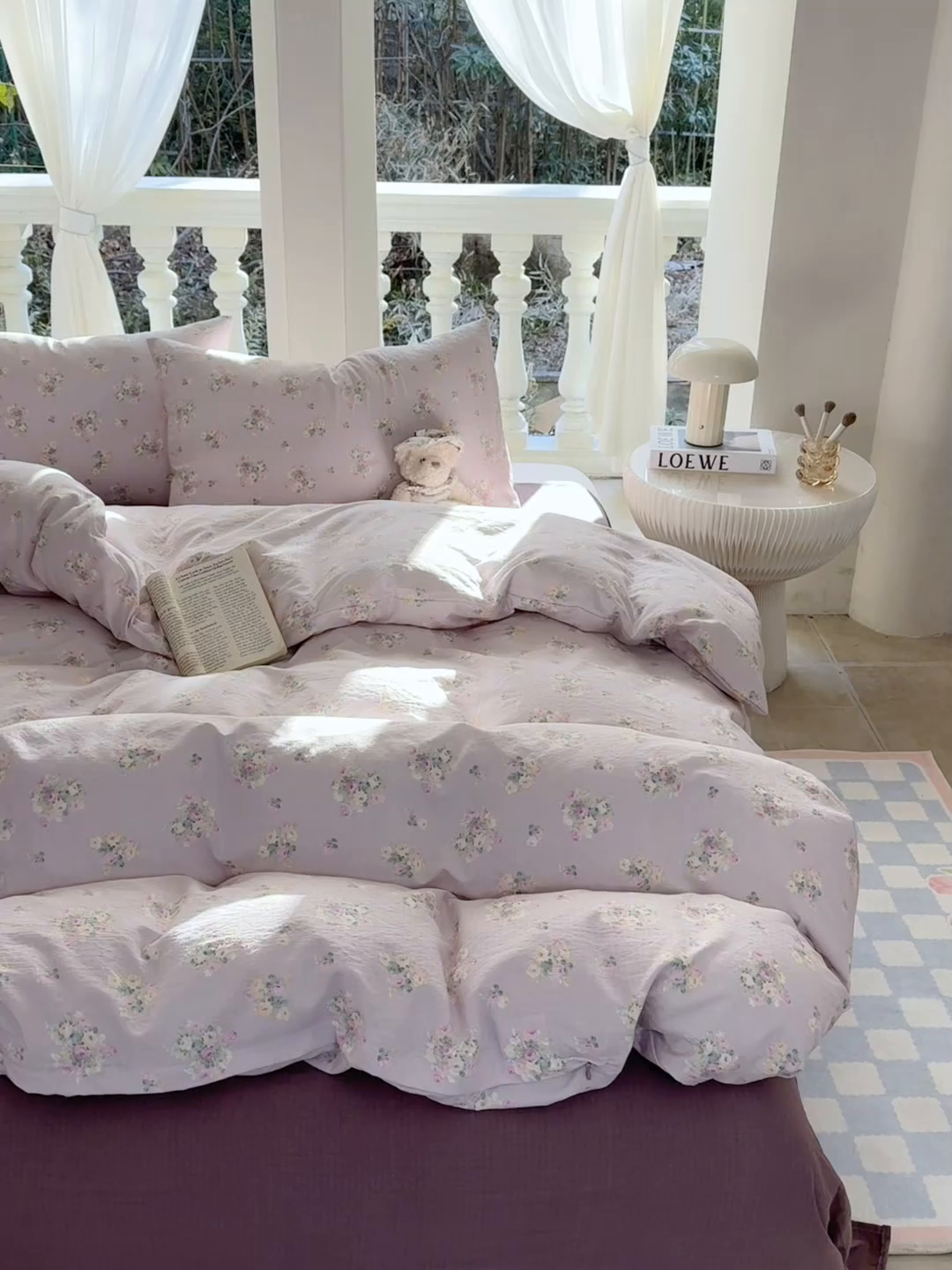 91家纺网 家纺一手货源 找家纺 韩巢家纺 2025热销新款云感双层纱单件被套-（提供卖家秀） 奶油味的暗恋