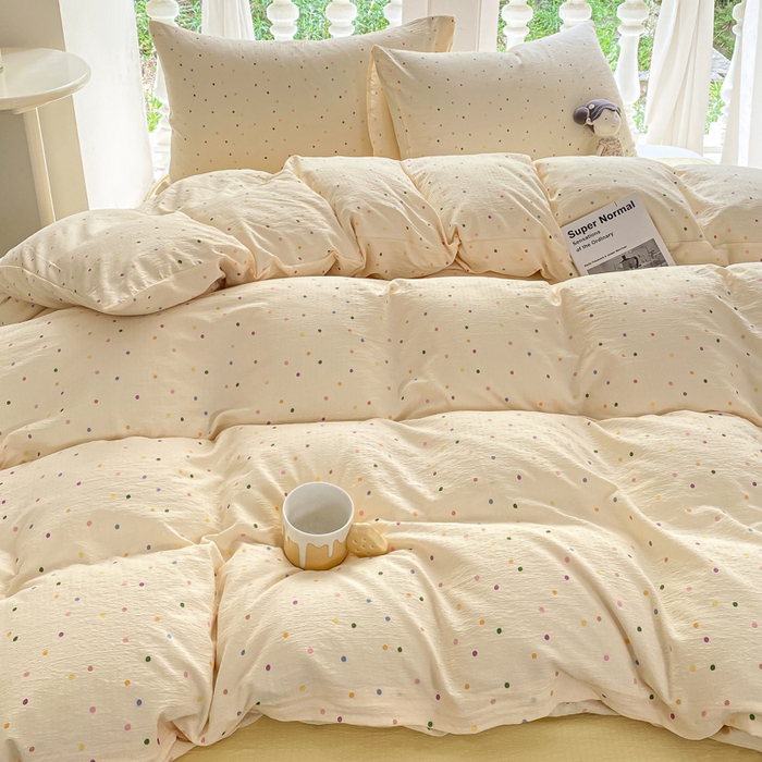 91家纺网 家纺一手货源 找家纺 （总）韩巢家纺 2025热销新款云感双层纱单件被套-（提供卖家秀）