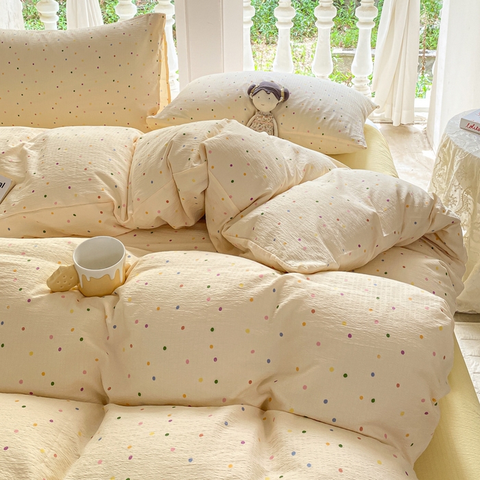 91家纺网 家纺一手货源 找家纺 （总）韩巢家纺 2025热销新款云感双层纱单件被套-（提供卖家秀）