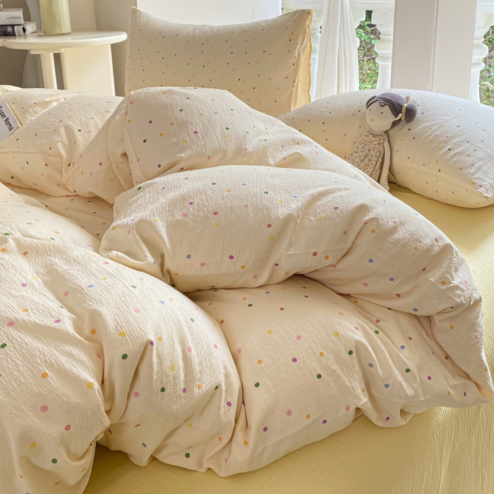 91家纺网 家纺一手货源 找家纺 （总）韩巢家纺 2025热销新款云感双层纱单件被套-（提供卖家秀）