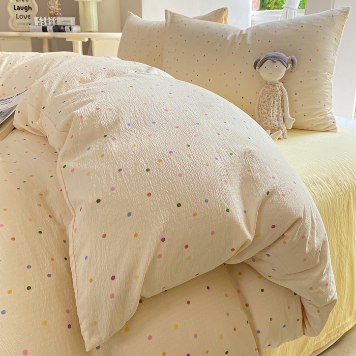 91家纺网 家纺一手货源 找家纺 （总）韩巢家纺 2025热销新款云感双层纱单件被套-（提供卖家秀）