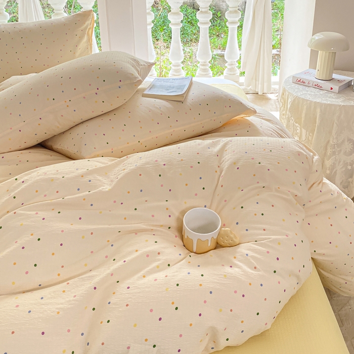 91家纺网 家纺一手货源 找家纺 （总）韩巢家纺 2025热销新款云感双层纱单件被套-（提供卖家秀）