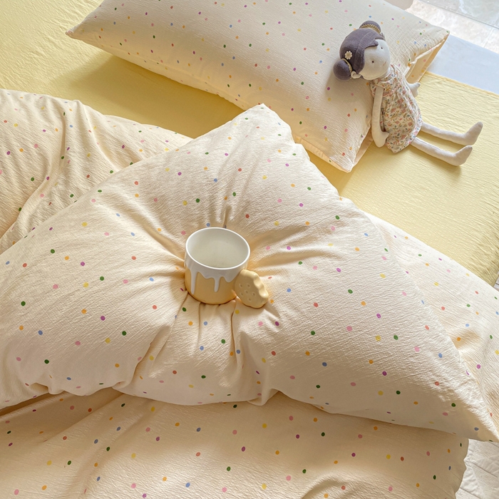 91家纺网 家纺一手货源 找家纺 （总）韩巢家纺 2025热销新款云感双层纱单件被套-（提供卖家秀）