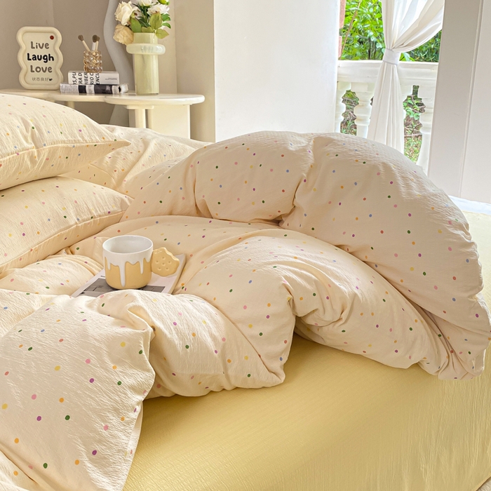 91家纺网 家纺一手货源 找家纺 （总）韩巢家纺 2025热销新款云感双层纱单件被套-（提供卖家秀）