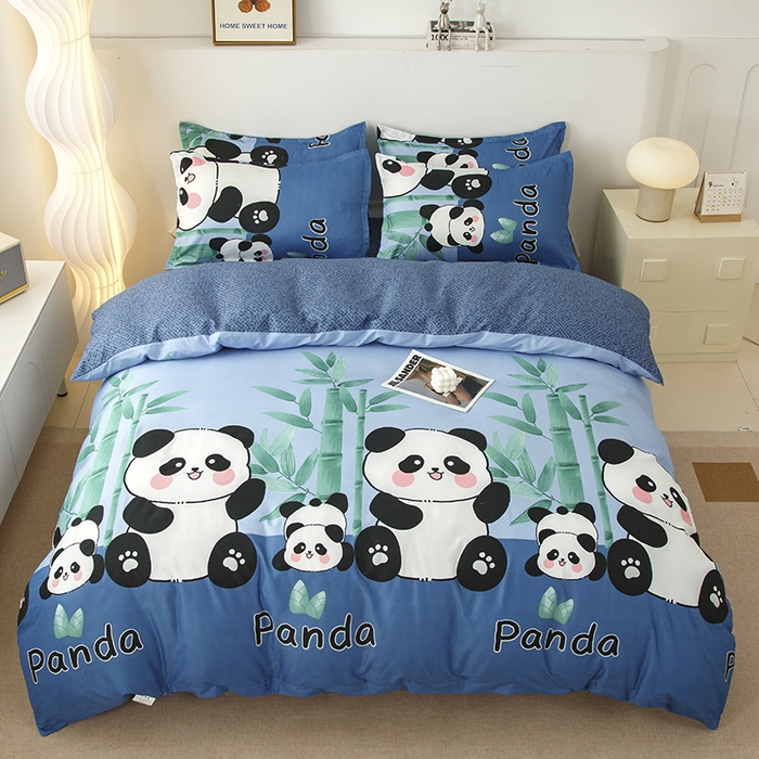 91家纺网 家纺一手货源 找家纺 （总）佑泽家纺 2025活性印花芦荟棉四件套