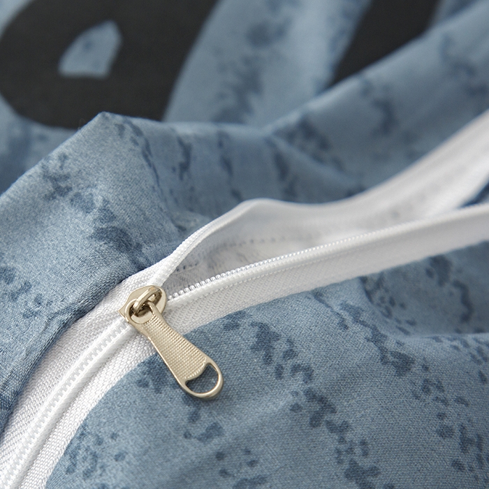 91家纺网 家纺一手货源 找家纺 佑泽家纺 2025活性印花芦荟棉四件套 帕恰小狗