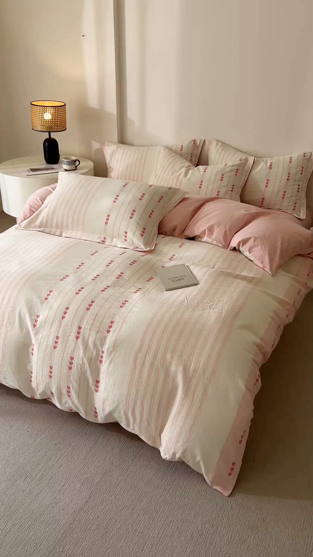 91家纺网 家纺一手货源 找家纺 （总）小懒猪2025色织水洗棉提花四件套