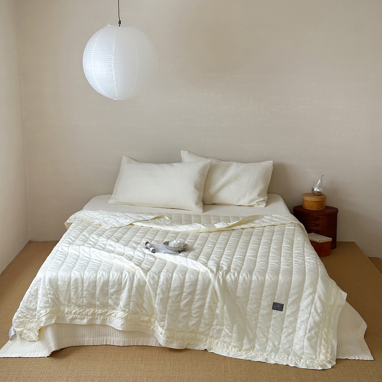 91家纺网 家纺一手货源 找家纺 （总）汇庭 2025新款荷叶被自然床盖系列