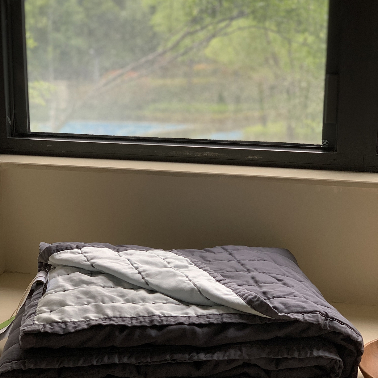 91家纺网 家纺一手货源 找家纺 汇庭 2025新款莱赛尔懒人被系列 汇深蓝