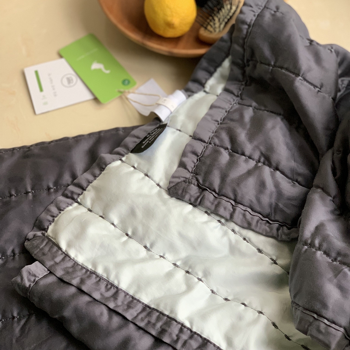 91家纺网 家纺一手货源 找家纺 汇庭 2025新款莱赛尔懒人被系列 汇深蓝