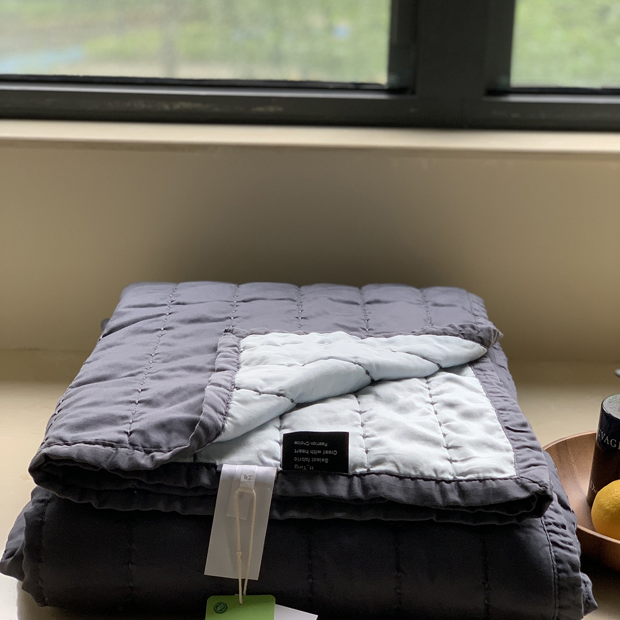 91家纺网 家纺一手货源 找家纺 汇庭 2025新款莱赛尔懒人被系列 汇深蓝