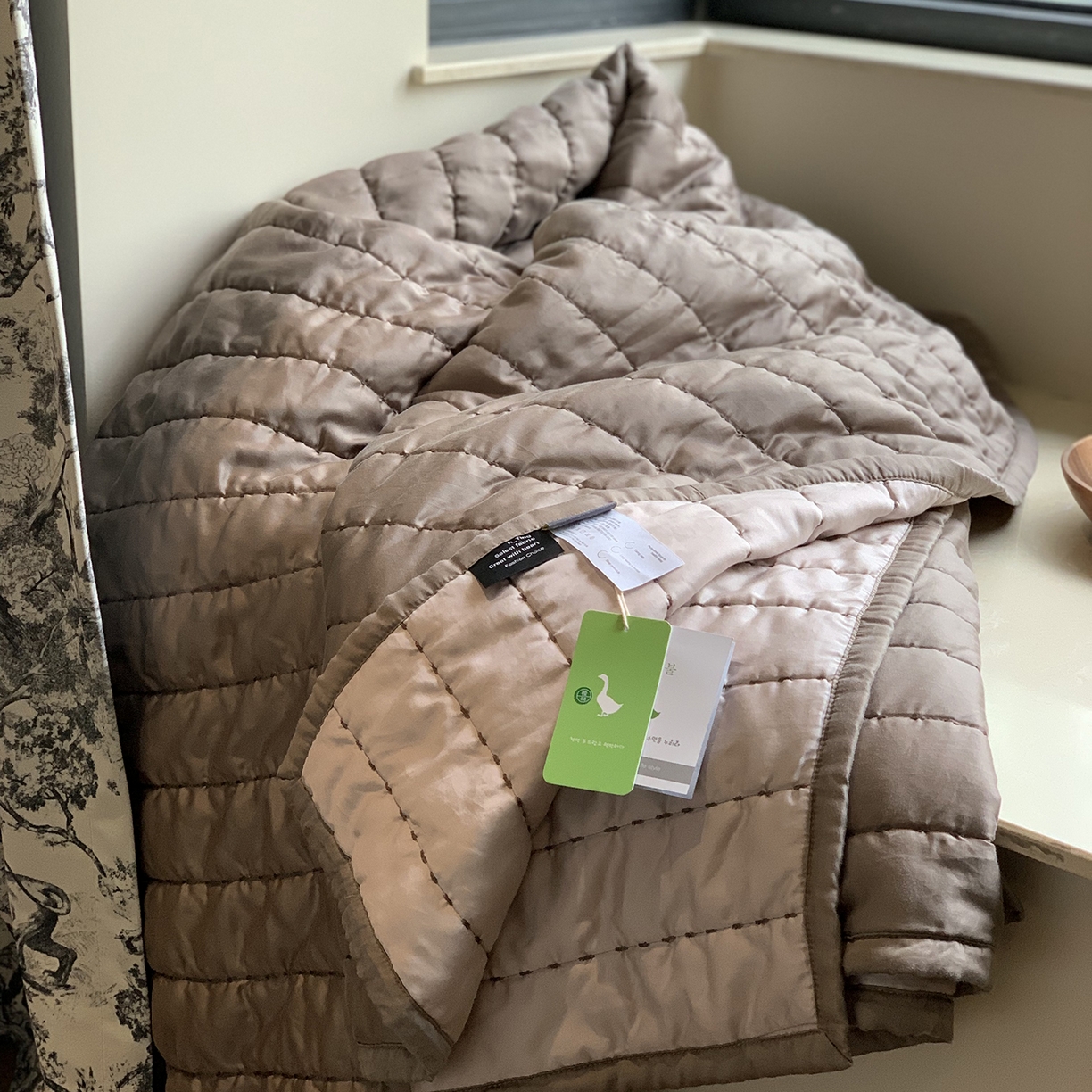 91家纺网 家纺一手货源 找家纺 汇庭 2025新款莱赛尔懒人被系列 卡竹亭