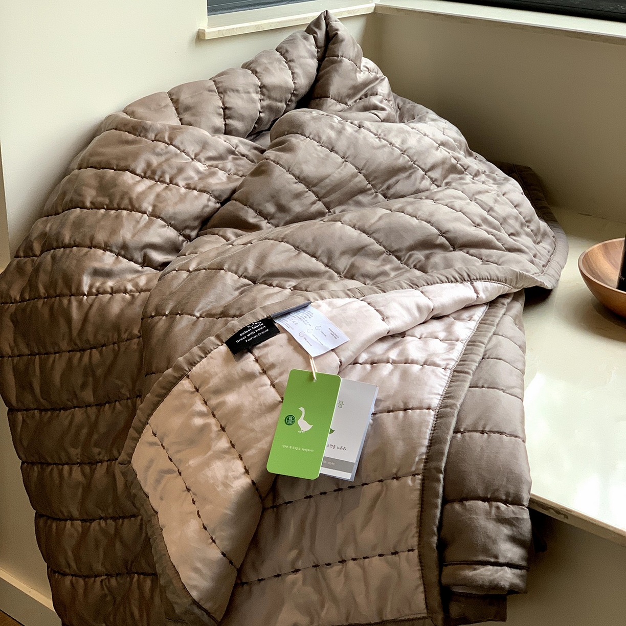 91家纺网 家纺一手货源 找家纺 汇庭 2025新款莱赛尔懒人被系列 卡竹亭