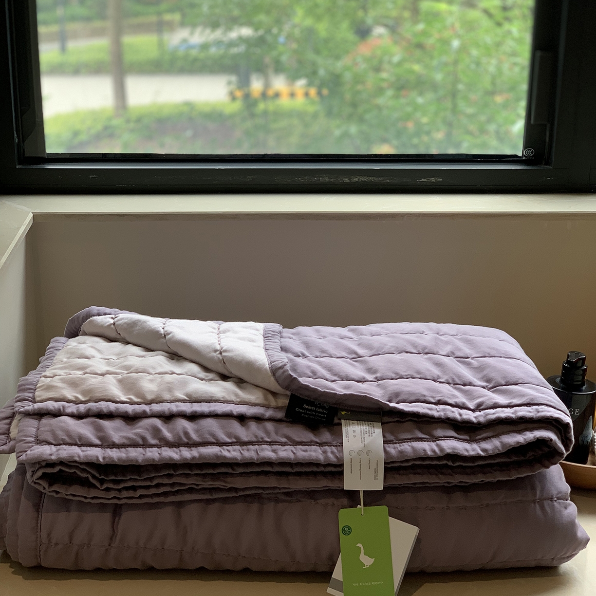 91家纺网 家纺一手货源 找家纺 汇庭 2025新款莱赛尔懒人被系列 星黛紫