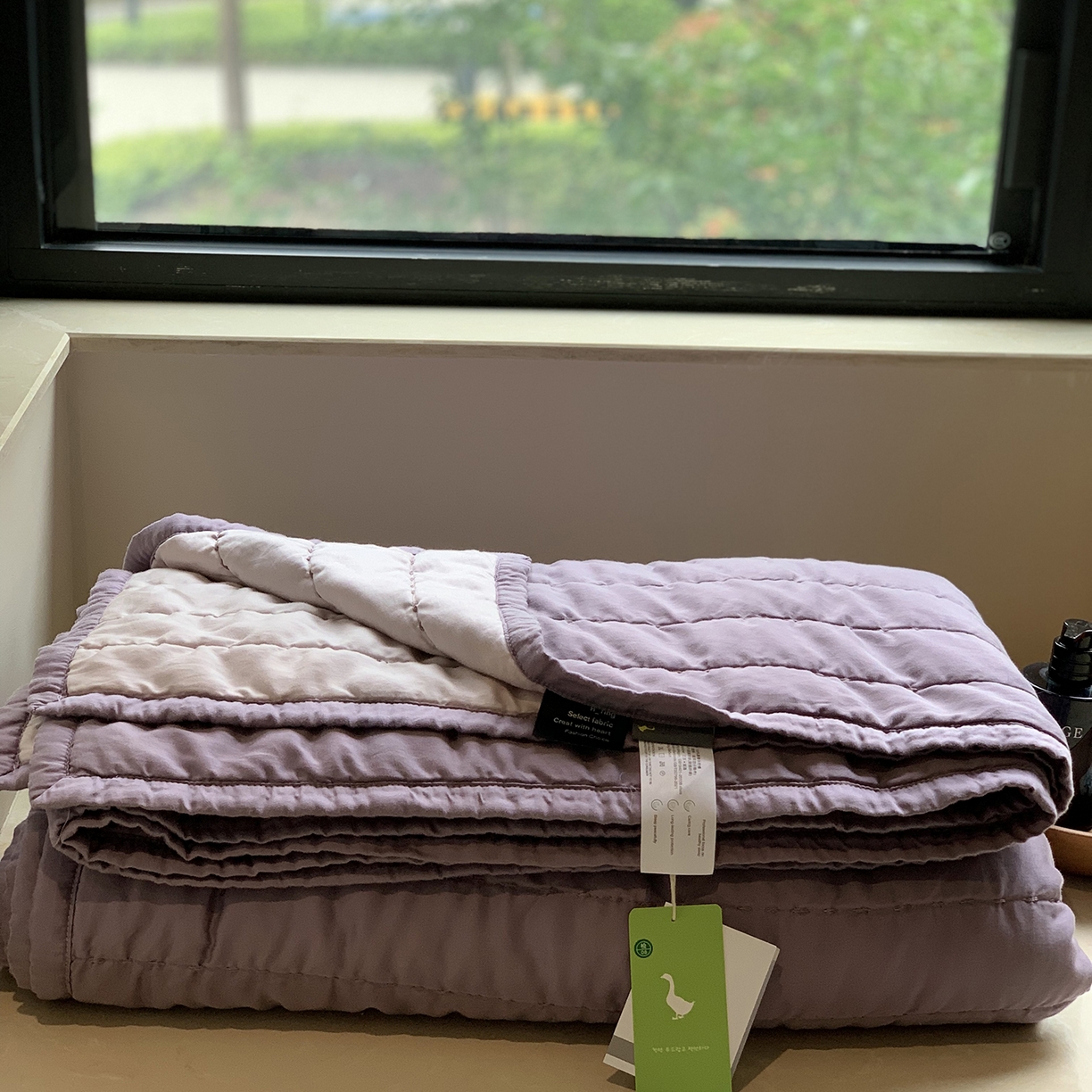 91家纺网 家纺一手货源 找家纺 汇庭 2025新款莱赛尔懒人被系列 星黛紫