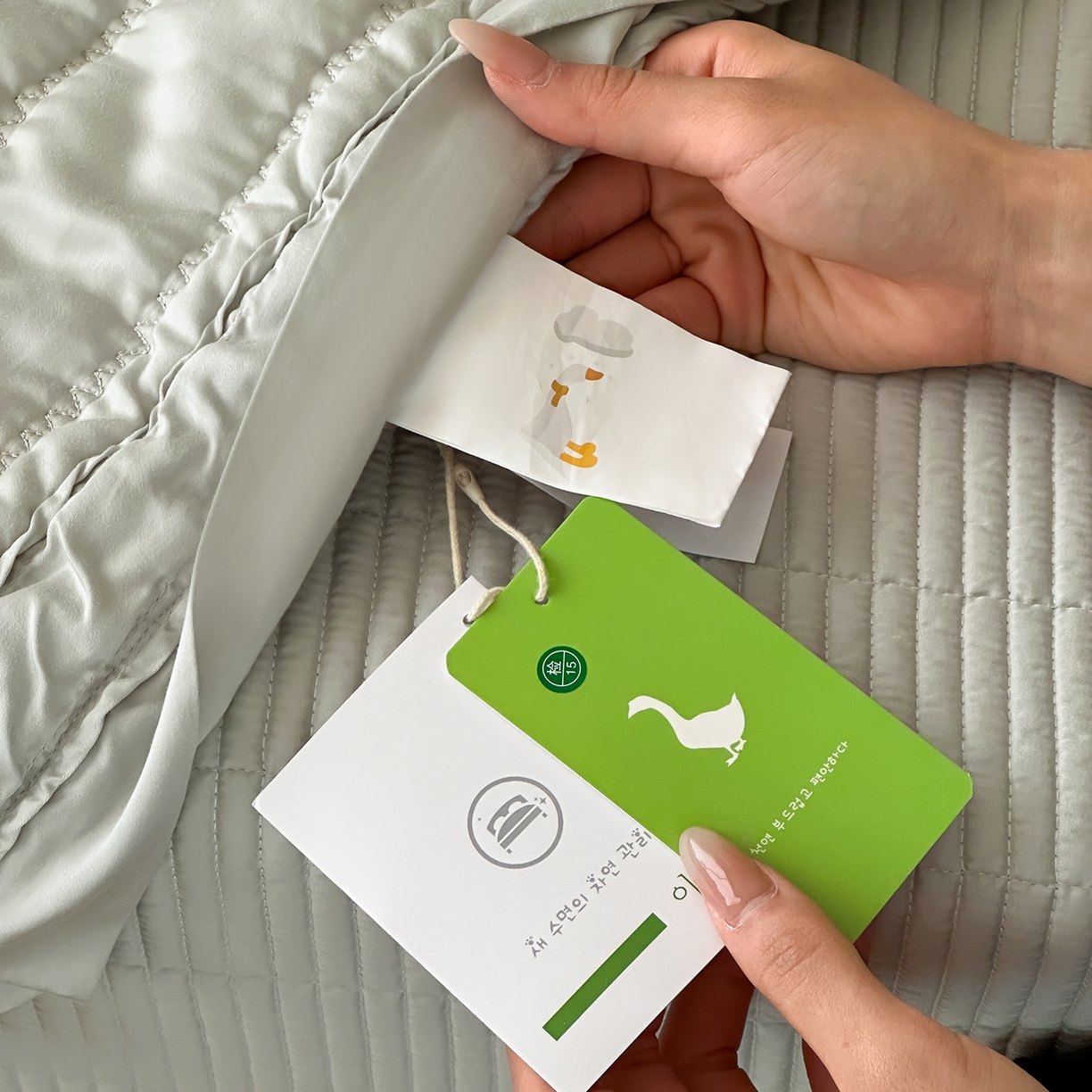 91家纺网 家纺一手货源 找家纺 汇庭 2025新款荷叶被自然床盖系列 荷叶绿（自然绿）