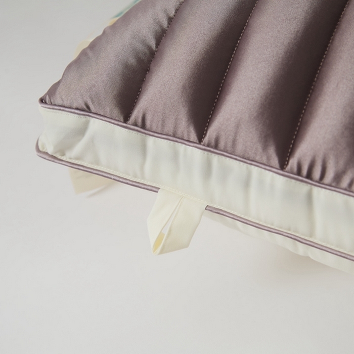 91家纺网 家纺一手货源 找家纺 境月2025新款锦氨护颈枕决明子黑苦荞枕头枕芯 锦氨决明子枕--紫色使用高度12-15cm