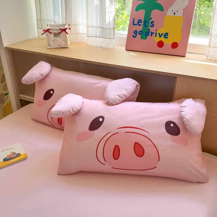 91家纺网 家纺一手货源 找家纺 一霖家纺 2025新款高克重云朵棉大版数码带脚丫四件套 大版-你打我撒