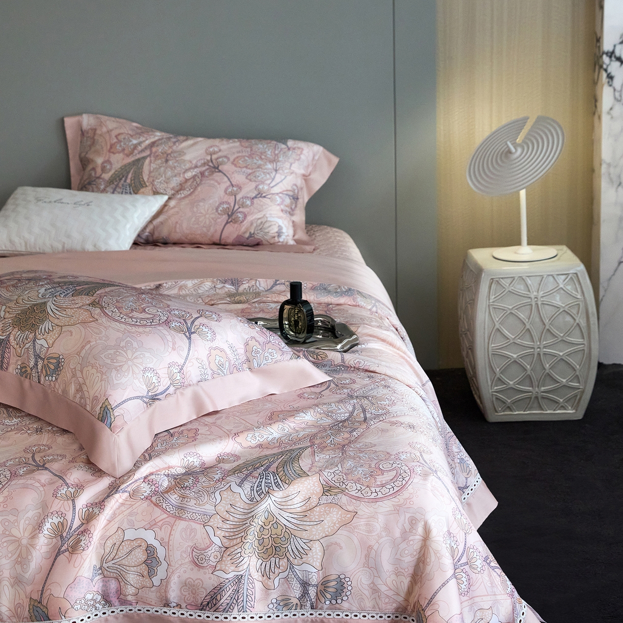 91家纺网 家纺一手货源 找家纺 （总）时亿家居 2025新款100s天丝棉兰精天丝床盖款夏被四件套-剑桥系列