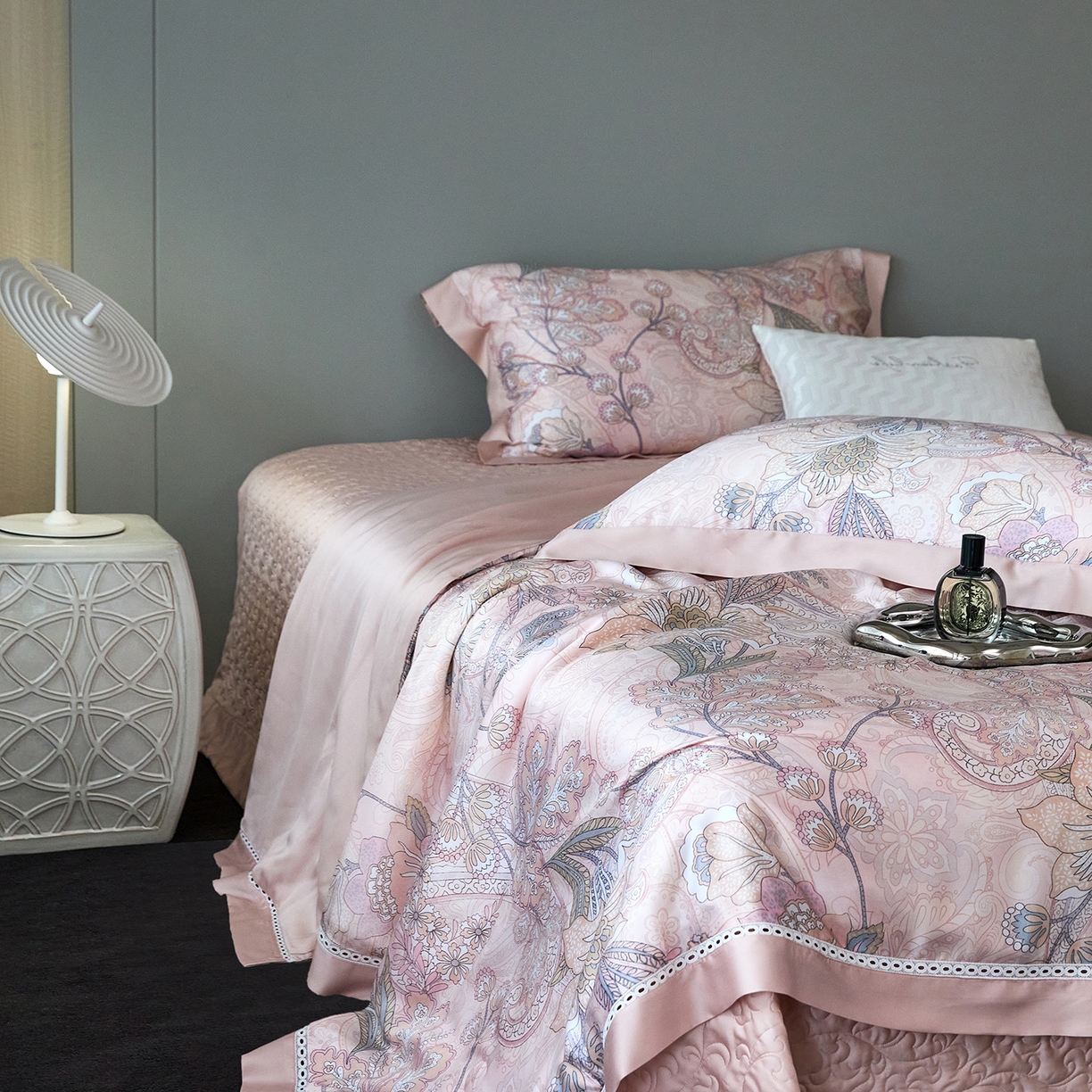 91家纺网 家纺一手货源 找家纺 （总）时亿家居 2025新款100s天丝棉兰精天丝床盖款夏被四件套-剑桥系列