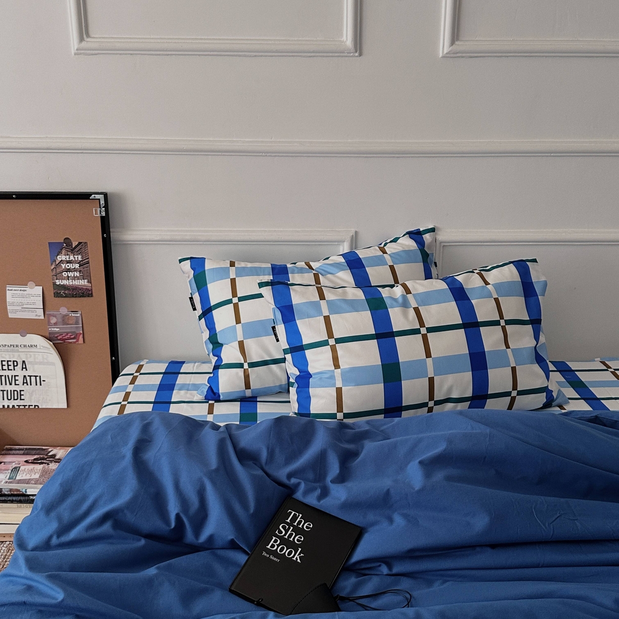 91家纺网 家纺一手货源 找家纺 （总）柚可家居 2025新款40支色织水洗棉四件套-尼维格调