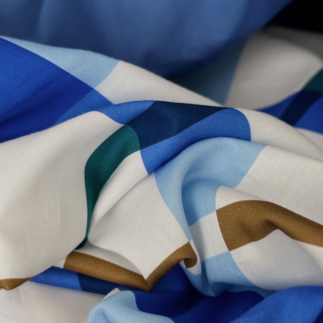 91家纺网 家纺一手货源 找家纺 （总）柚可家居 2025新款40支色织水洗棉四件套-尼维格调