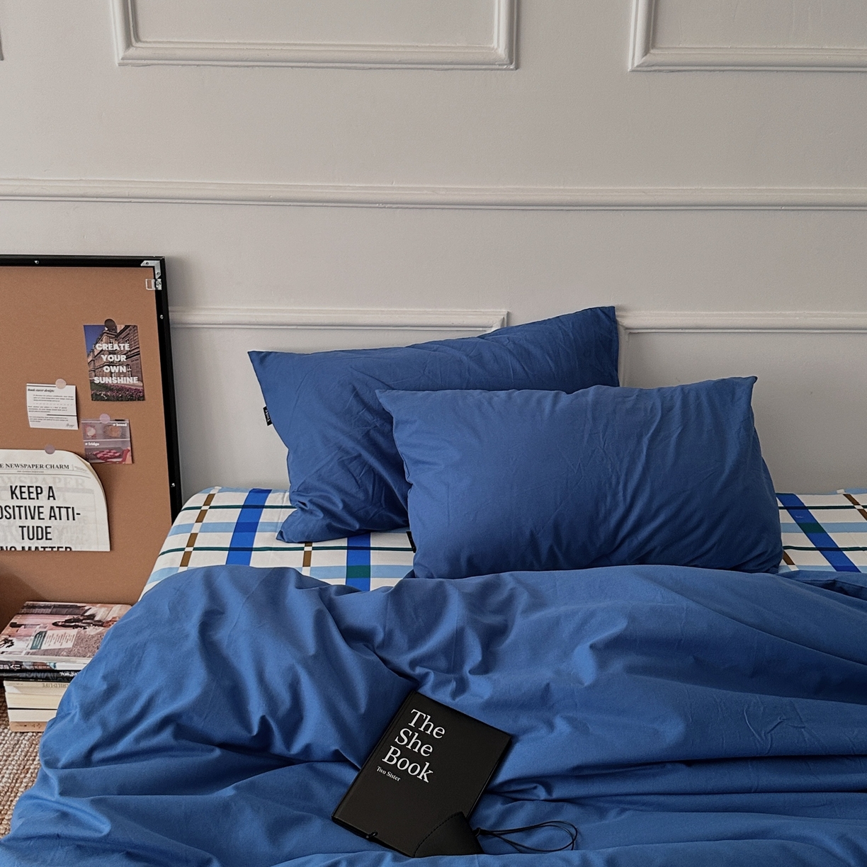 91家纺网 家纺一手货源 找家纺 （总）柚可家居 2025新款40支色织水洗棉四件套-尼维格调