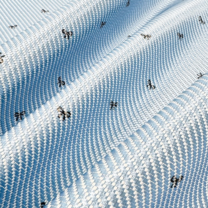 91家纺网 家纺一手货源 找家纺 慕尚家纺 2025新款数码印花床席床笠款冰藤席 蝴蝶蓝