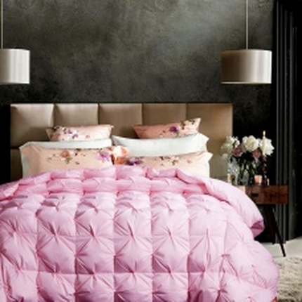 91家纺网 家纺一手货源 找家纺 （总）圣梦莱柔赛丝扭花羽绒被芯冬被鹅绒被鸭绒被儿童羽绒90绒（凡质量问题由商家承担）