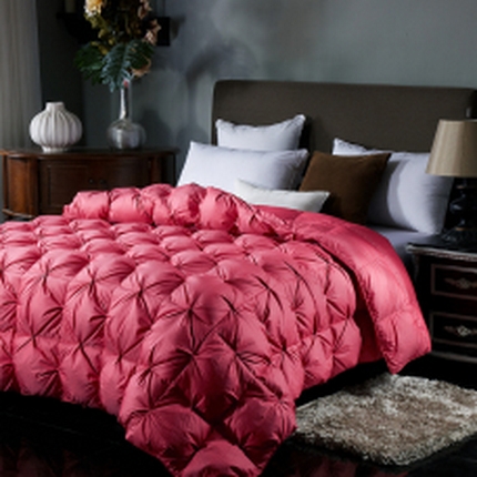 91家纺网 家纺一手货源 找家纺 （总）圣梦莱柔赛丝扭花羽绒被芯冬被鹅绒被鸭绒被儿童羽绒90绒（凡质量问题由商家承担）