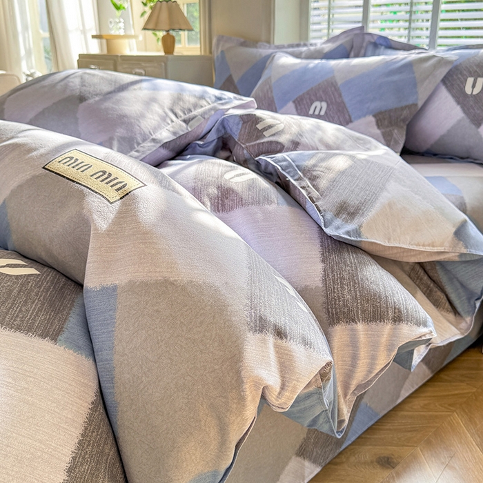 91家纺网 家纺一手货源 找家纺 优逸 2025新款植物羊绒单被套 绅士灰