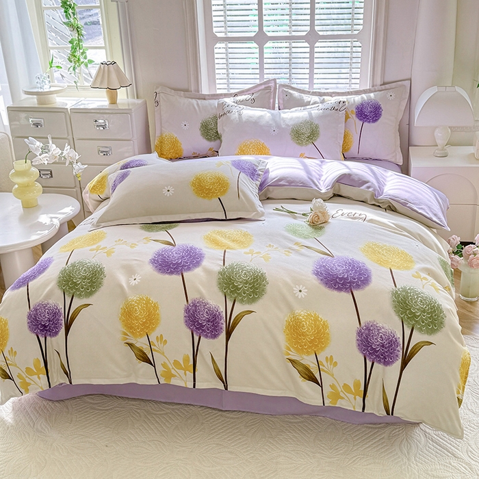 91家纺网 家纺一手货源 找家纺 优逸 2025新款植物羊绒单被套 晴天