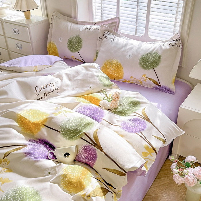 91家纺网 家纺一手货源 找家纺 优逸 2025新款植物羊绒单被套 晴天