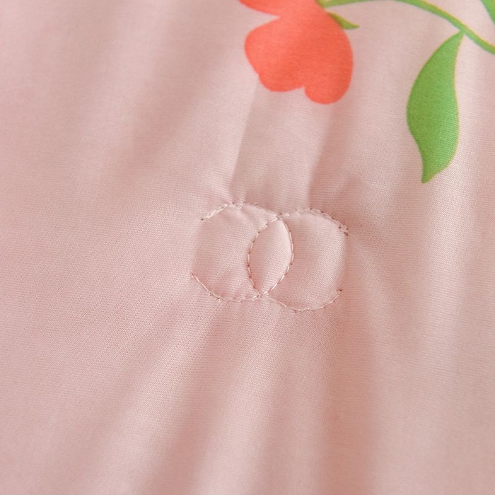 91家纺网 家纺一手货源 找家纺 悦织湾家纺 2025新款A类凉感丝床裙款乳胶凉席席子夏被夏凉被空调被四件套 百花齐放