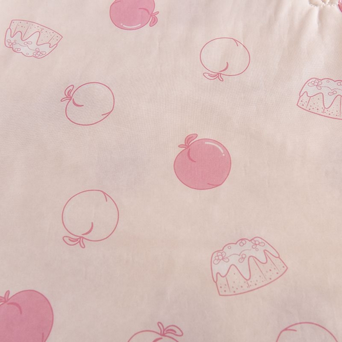 91家纺网 家纺一手货源 找家纺 悦织湾家纺 2025新款A类凉感丝床裙款乳胶凉席席子夏被夏凉被空调被四件套 蜜桃