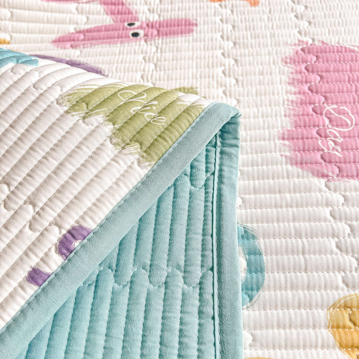 91家纺网 家纺一手货源 找家纺 （总）橘夏家纺 2025新款多功能全棉双面床盖三件套纯棉夹棉加厚床单床垫盖毯