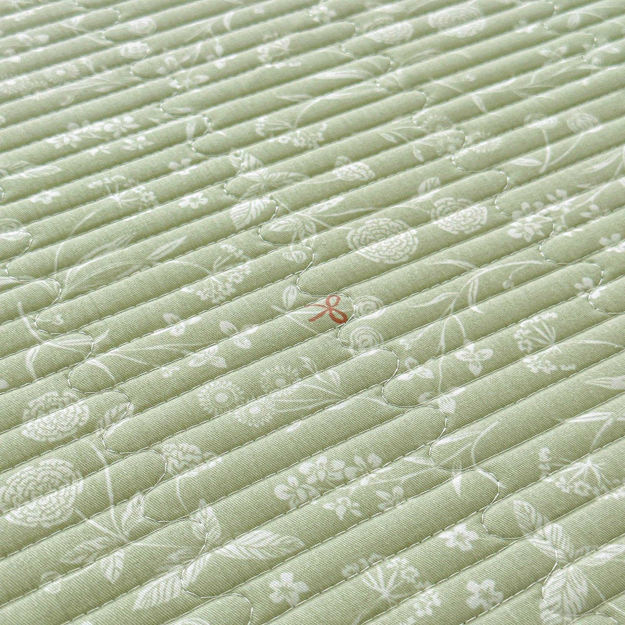 91家纺网 家纺一手货源 找家纺 橘夏家纺 2025新款多功能全棉双面床盖三件套纯棉夹棉加厚床单床垫盖毯 悠然绿