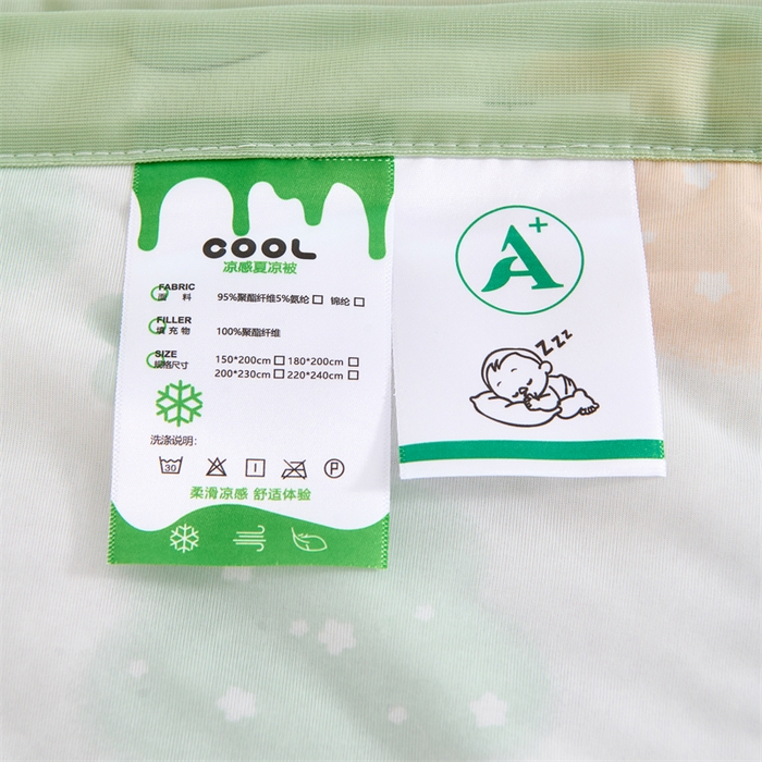 91家纺网 家纺一手货源 找家纺 织布人 2025新款夏被A类凉感丝印花夏凉被空调被双面凉感单夏被子被芯 A类凉感夏被-富贵满园