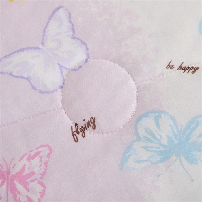 91家纺网 家纺一手货源 找家纺 织布人 2025新款夏被A类凉感丝印花夏凉被空调被双面凉感单夏被子被芯 A类凉感夏被-蝴蝶